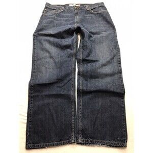 Y2K LEVIS 569 Jean Men 38x30(36/30 tag) Loose Straight Wide Leg Dark Wash Skater